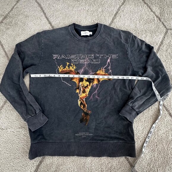 Topman “Raising the Dead” Vintage Gothic Rock Band Style Graphic Sweatshirt - Picture 2 of 7